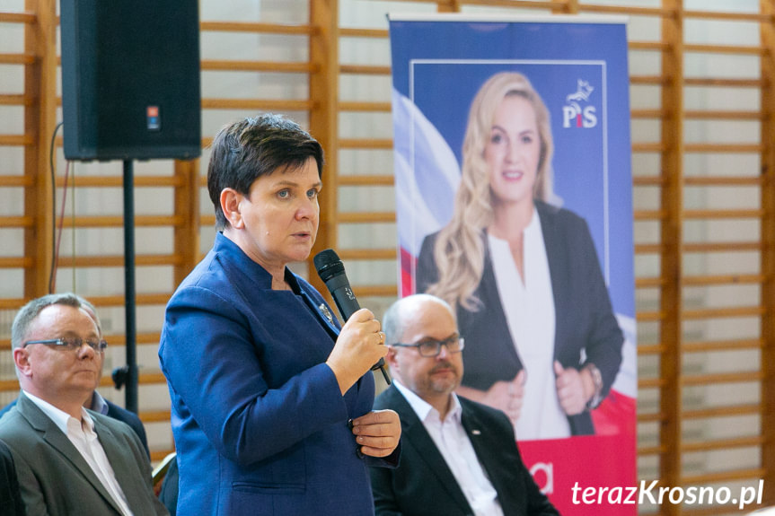 Beata Szydło w Rogach