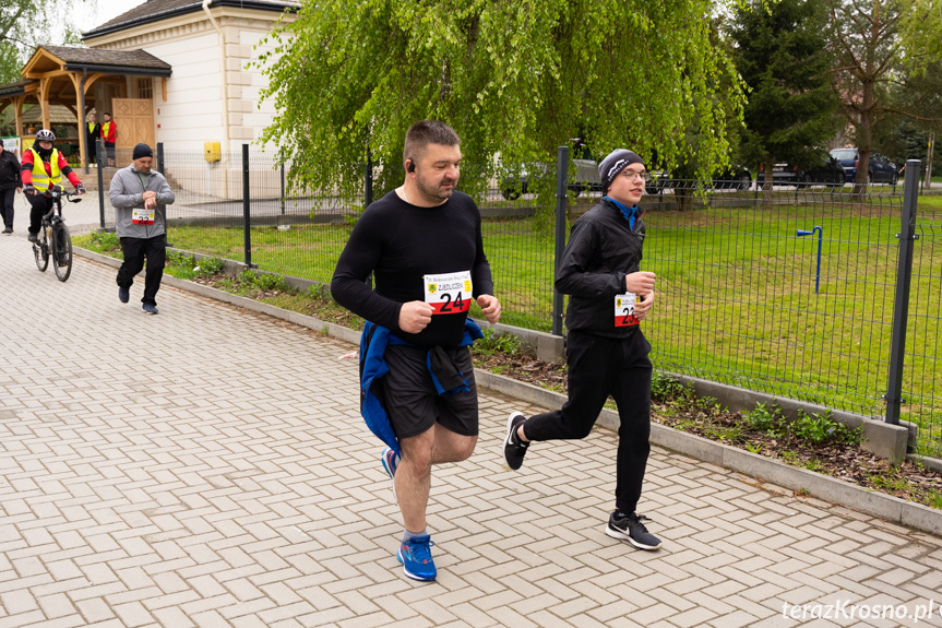 Bieg z flagą w Jaszczwi