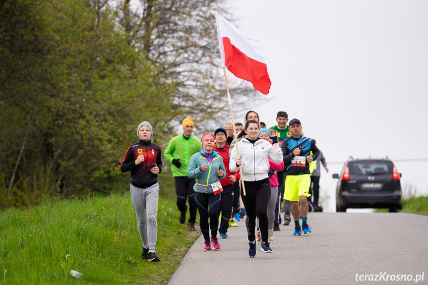 Bieg z flagą w Jaszczwi