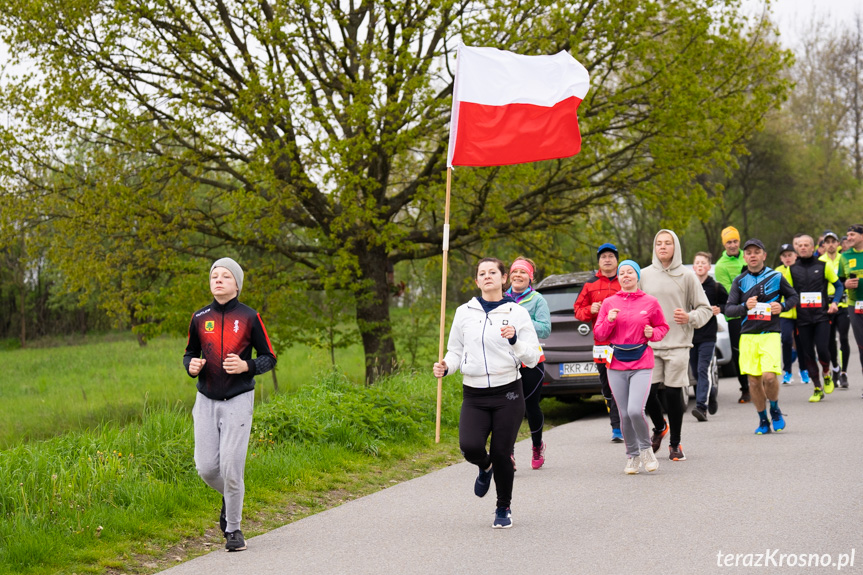 Bieg z flagą w Jaszczwi