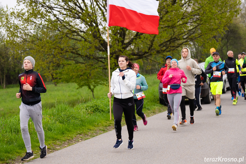 Bieg z flagą w Jaszczwi