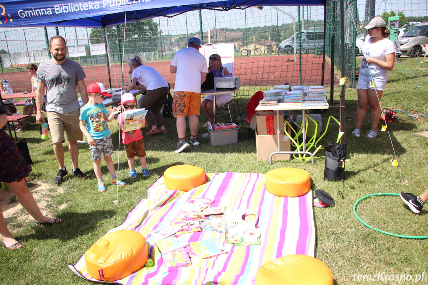 Biegi i piknik z książką w Krościenku Wyżnym