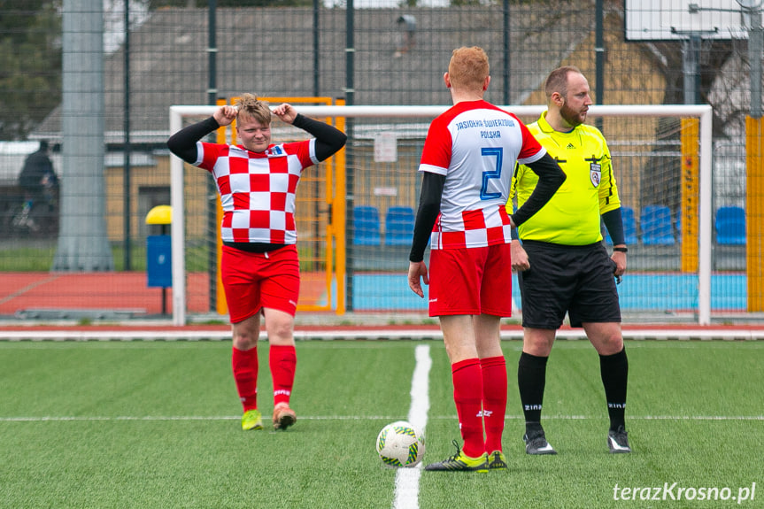 Błękitni Żeglce - Jasiołka Świerzowa Polska 0:3