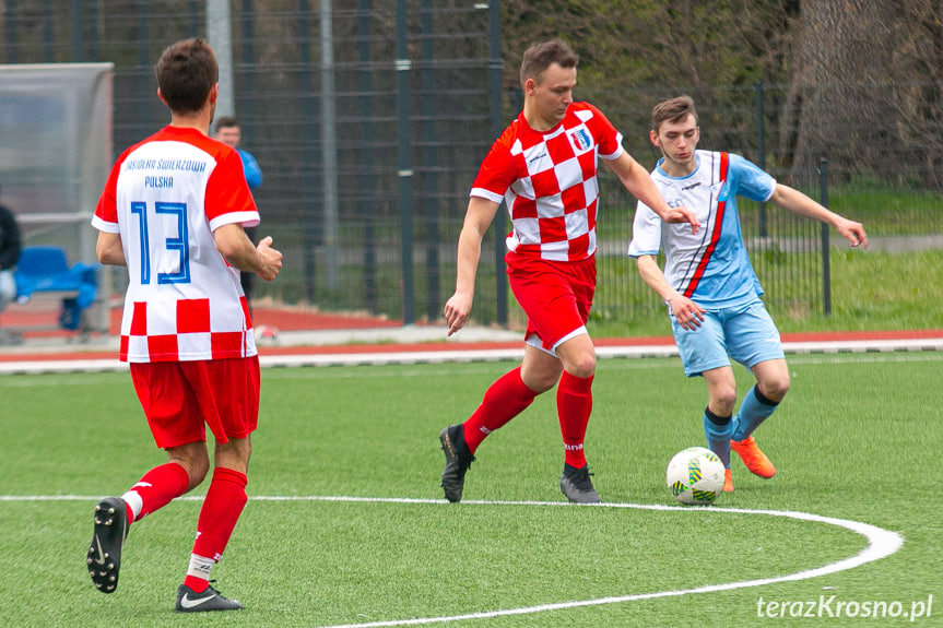 Błękitni Żeglce - Jasiołka Świerzowa Polska 0:3