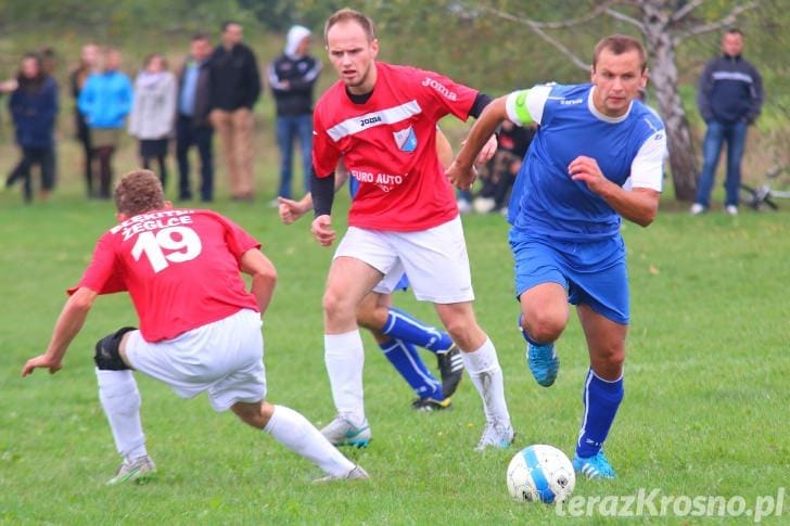 Błękitni Żeglce - Jasiołka Świerzowa Polska 1:2