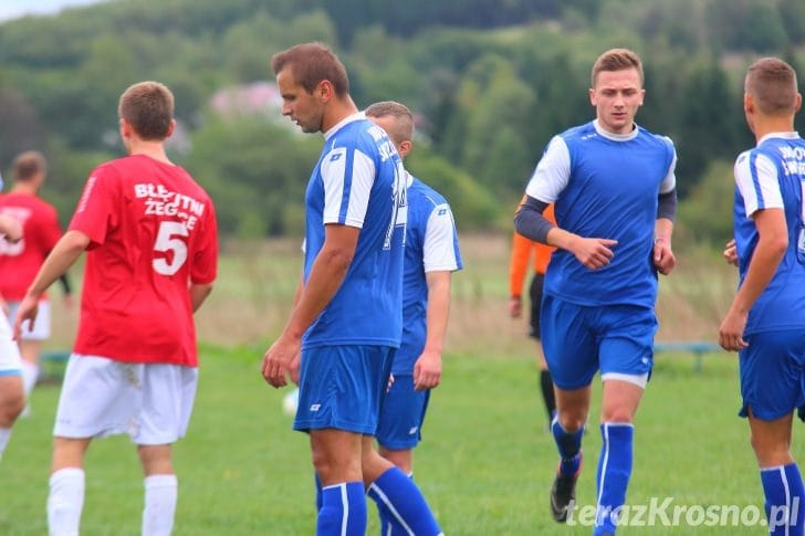 Błękitni Żeglce - Jasiołka Świerzowa Polska 1:2