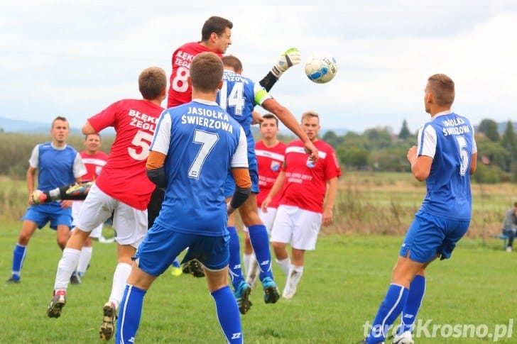 Błękitni Żeglce - Jasiołka Świerzowa Polska 1:2