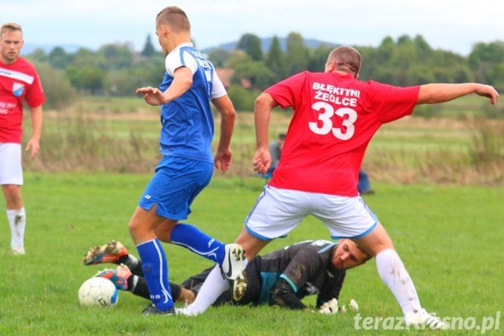 Błękitni Żeglce - Jasiołka Świerzowa Polska 1:2