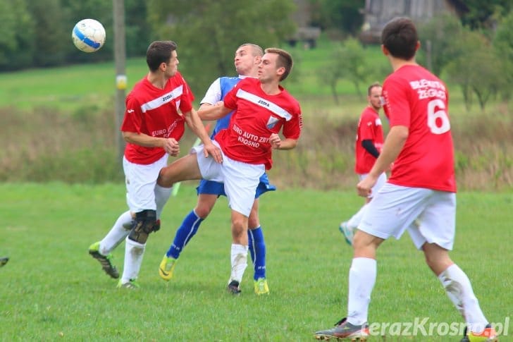 Błękitni Żeglce - Jasiołka Świerzowa Polska 1:2