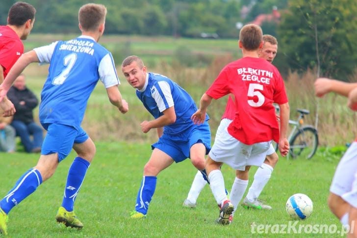 Błękitni Żeglce - Jasiołka Świerzowa Polska 1:2