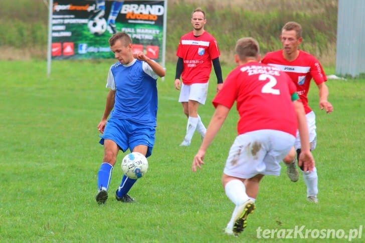 Błękitni Żeglce - Jasiołka Świerzowa Polska 1:2