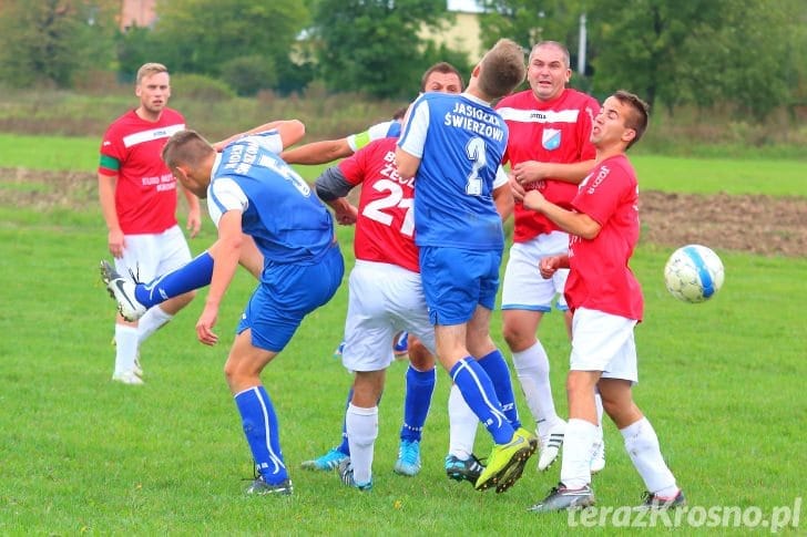 Błękitni Żeglce - Jasiołka Świerzowa Polska 1:2