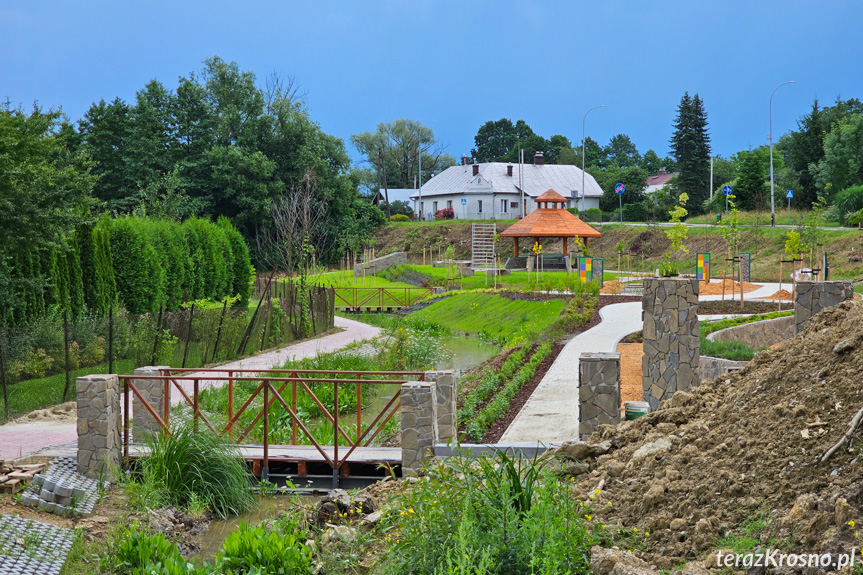 Budowa parku sensorycznego w Krośnie