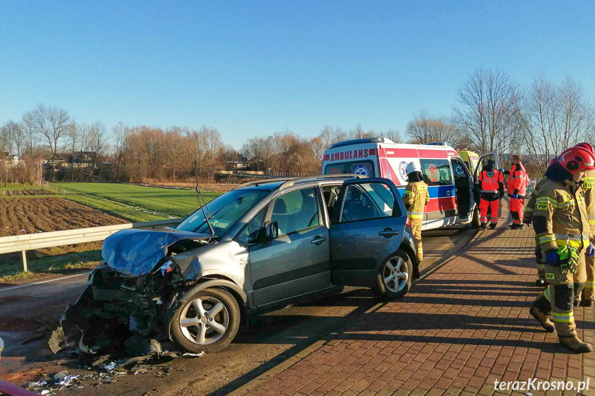 Czołowe zderzenie w Iskrzyni