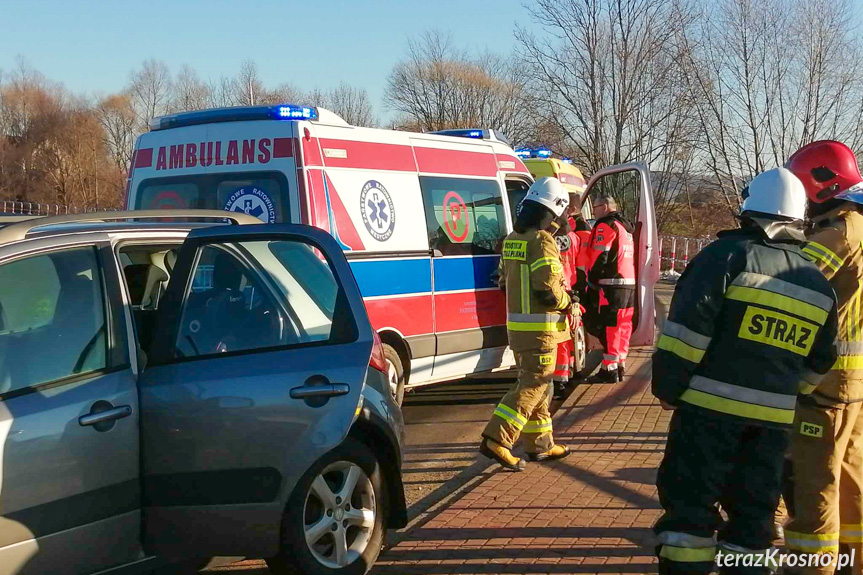 Czołowe zderzenie w Iskrzyni