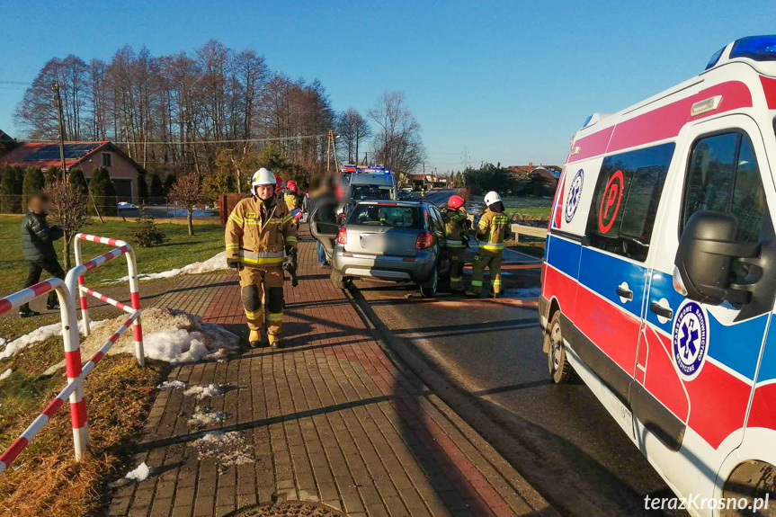 Czołowe zderzenie w Iskrzyni