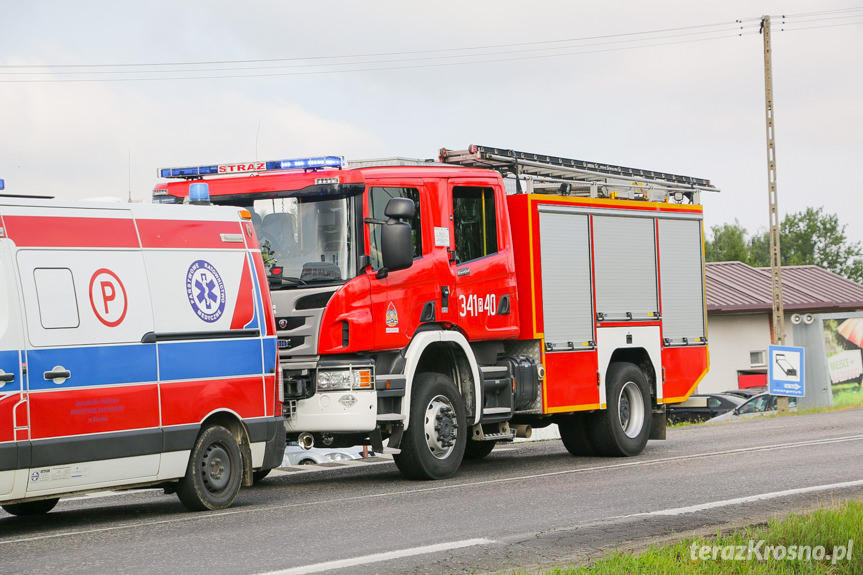 Czołowe zderzenie w Iwoniczu