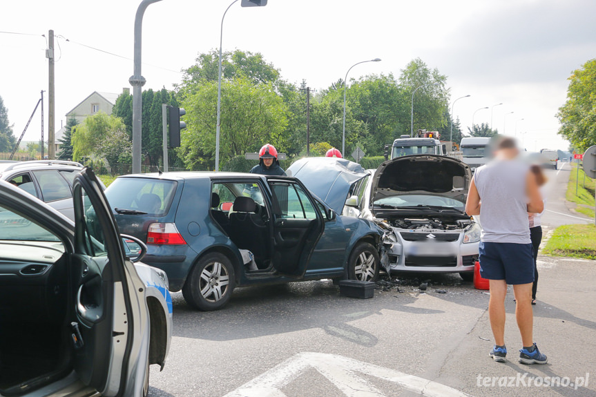 Czołowe zderzenie w Iwoniczu