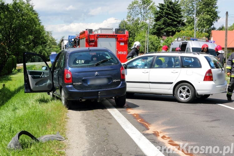 Czołowe zderzenie w Iwoniczu