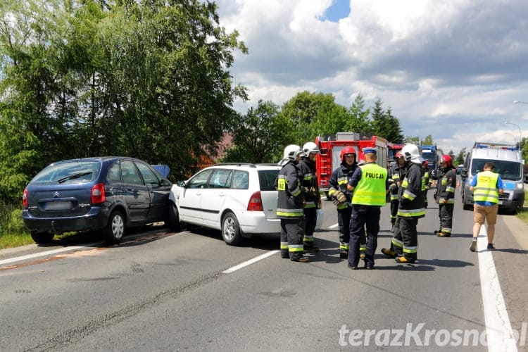 Czołowe zderzenie w Iwoniczu