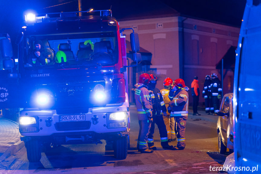 Czołowe zderzenie w Rymanowie