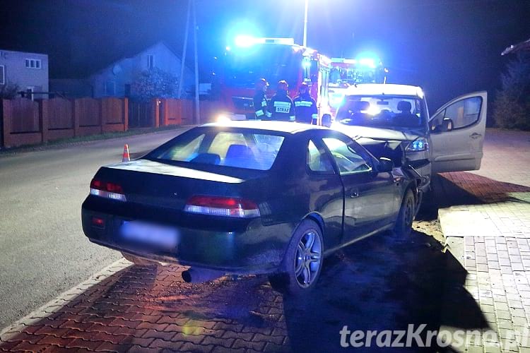 Czołowe zderzenie w Świerzowej Polskiej