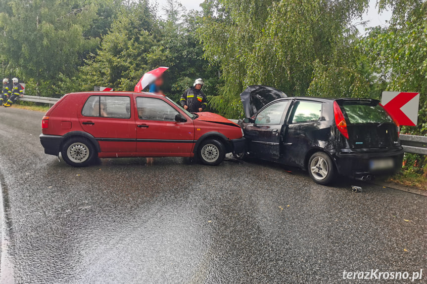 Czołowe zderzenie w Węglówce