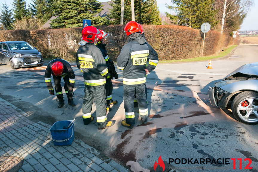 Czołowe zderzenie we Wrocance