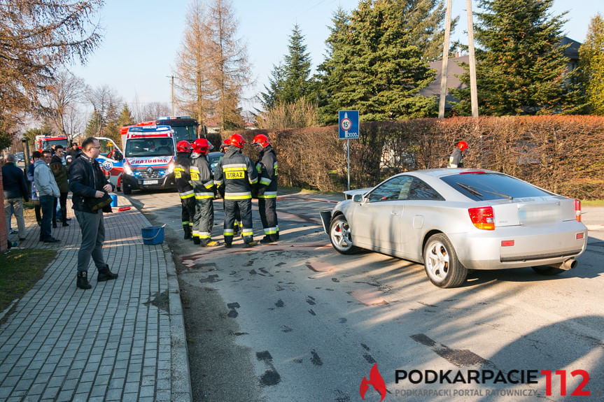 Czołowe zderzenie we Wrocance