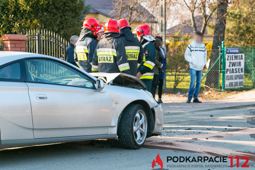 Czołowe zderzenie we Wrocance