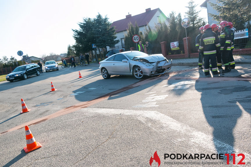 Czołowe zderzenie we Wrocance