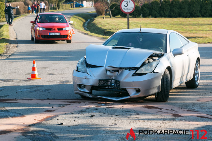 Czołowe zderzenie we Wrocance