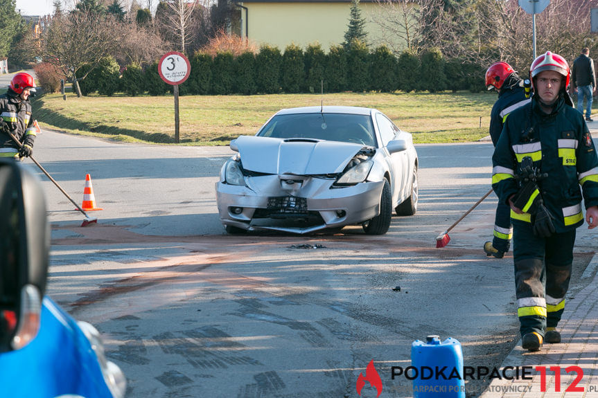 Czołowe zderzenie we Wrocance