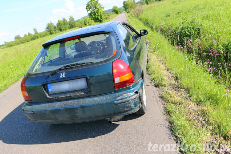 Dachowanie Volvo w Bóbrce