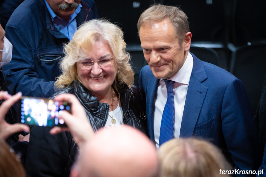 Donald Tusk w Krośnie