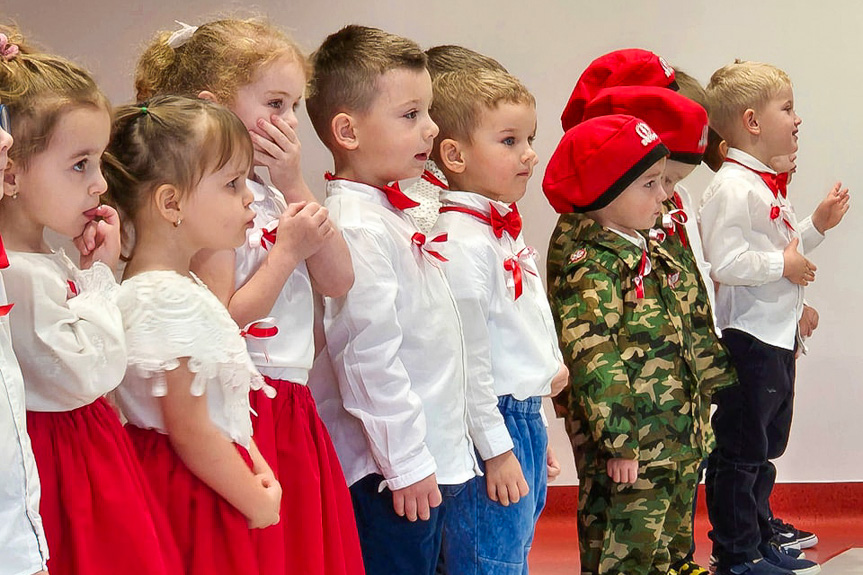 Dzień Niepodległości w Przedszkolu w Lubatowej