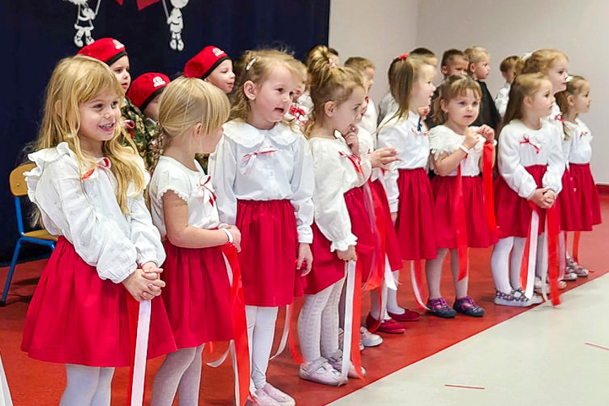 Dzień Niepodległości w Przedszkolu w Lubatowej