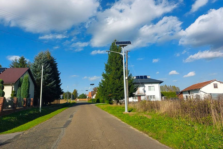 Ekologiczne oświetlenie w gminie Wojaszówka