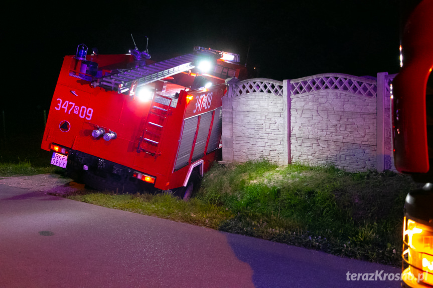 Faliszówka. Pożar domu