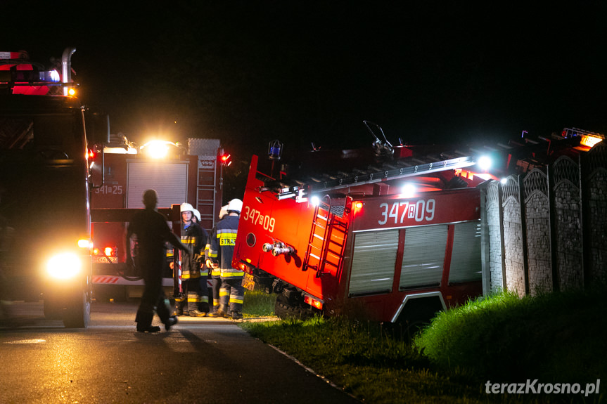 Faliszówka. Pożar domu