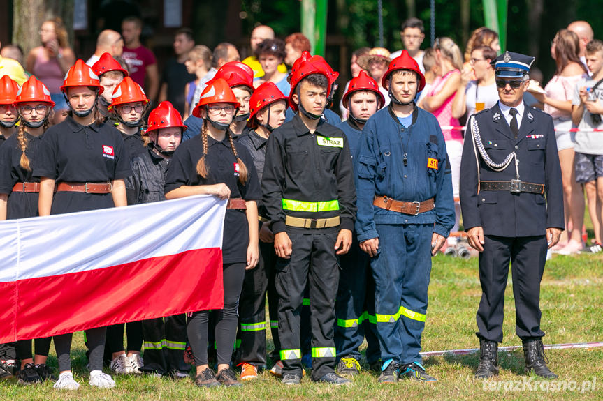 Gminne zawody sportowo - pożarnicze w Wojkówce