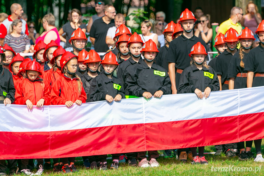 Gminne zawody sportowo - pożarnicze w Wojkówce