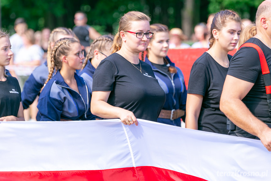 Gminne zawody sportowo - pożarnicze w Wojkówce