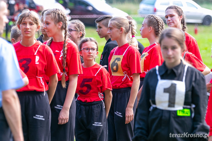 Gminne zawody sportowo - pożarnicze w Wojkówce