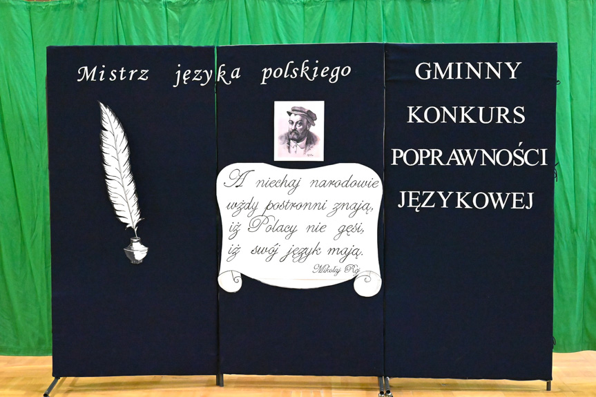 Gminny konkurs "Mistrz języka polskiego"