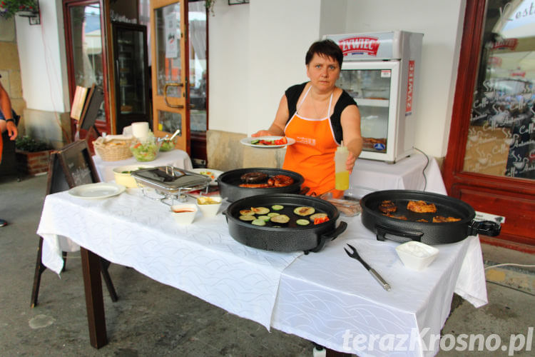 Grillowanie na rynku w Krośnie