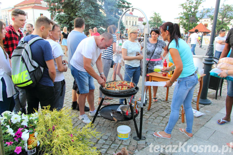 Grillowanie na rynku w Krośnie