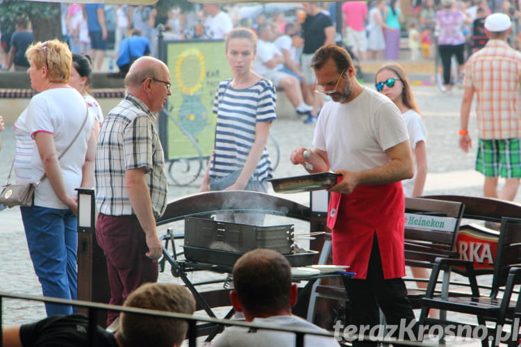 Grillowanie na rynku w Krośnie