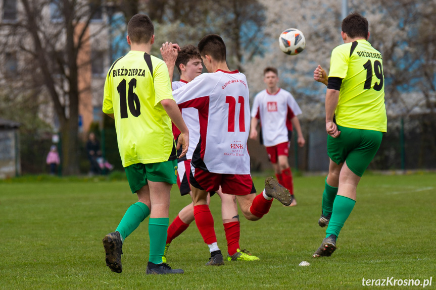 Guzikówka Krosno - Orzeł Bieździedza 4:2