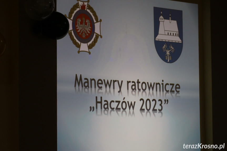 Haczów. Manewry ratownicze